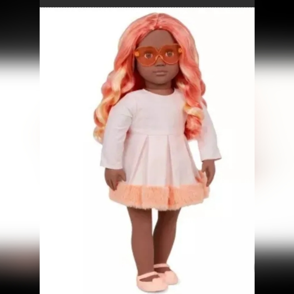 :* Our Generation 18" African american orange & blonde Hair mirabelle